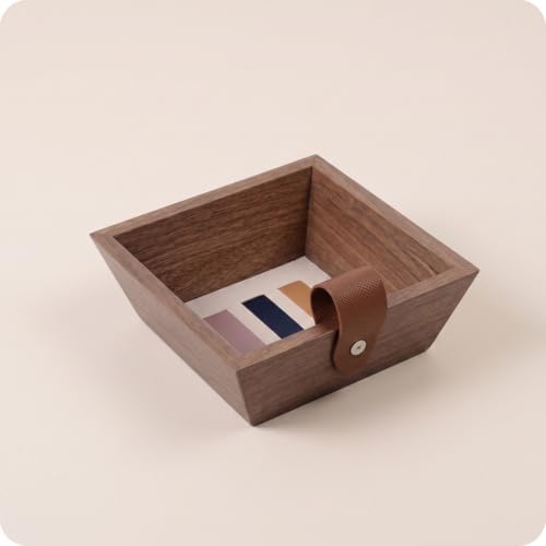 Decorative Storage Tray Organizer Display Tray Catchall Holder with Rectangular Shallow Shape and Straight Sides Suitable for entryway Desk Dresser countertop, T15-C Large Storage Tray - Image 2