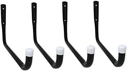 Shepherd Hardware 8091E Heavy Duty Steel 10-Inch Garage Storage Utility Hooks, 4 Pack, Black - Image 5