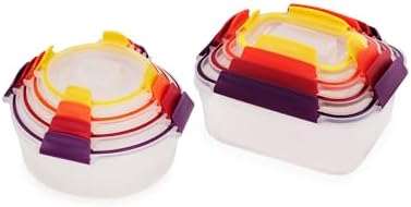 Joseph Joseph Nest Lock 16-piece Plastic BPA Free Food Storage Container Set with Lockable Airtight Leakproof Lids - Multicolor by Unknown