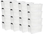 Sterilite Ultra Latch Box with Lids for Home and Office, 70 Quart, 16-Pack by Sterilite
