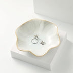 Mecaikru Ceramic Ring Dish, 4 in Jewelry Tray with Kiln Glaze Catchall Bowl - Image 6
