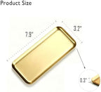 3 Pack Small Gold Mini Tray, 7.9" Stainless Steel Decorative Tray - Image 6