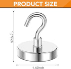 DIYMAG Magnetic Hooks 20pcs 170lbs Cruise Essentials 2026 Magnet Hook - Image 2
