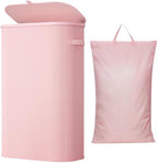 Lifewit Slim Laundry Basket with Lid and Removable Bag, 65L, Pink by Lifewit