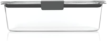Rubbermaid Brilliance Food Storage Container, Large, 9.6 Cup | Clear | Pack of 2 - Image 6