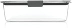 Rubbermaid Brilliance Large Food Storage Container, 9.6 Cup, BPA-Free, Leak-Proof, Clear - Image 4