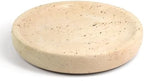 LIN CHUAN Marble Jewelry Dish, Round Ring Dish, 5.5 Inch, Travertine Beige by LINCHUAN