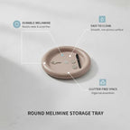 Square Storage Tray for Desk and Entryway Organization - Durable PP Catchall Dish for Keys, Coins, and Jewelry (7.5 x 7.5 Inches) - Image 4