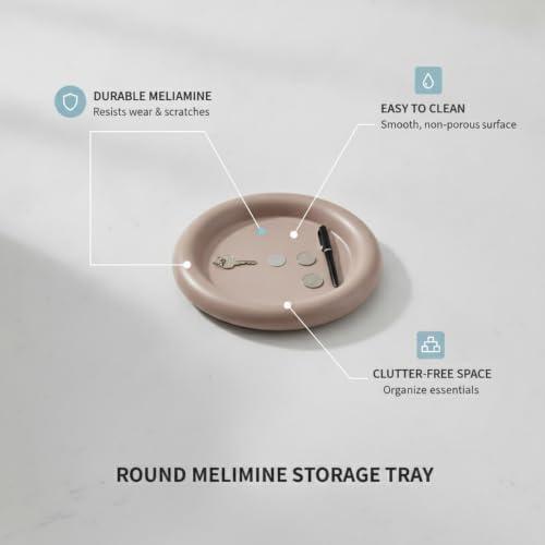 Square Storage Tray for Desk and Entryway Organization - Durable PP Catchall Dish for Keys, Coins, and Jewelry (7.5 x 7.5 Inches) - Image 4