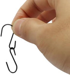 50 Packs S Hooks Black Metal Iron - Image 4