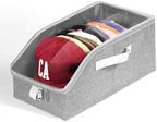 Livelab Hat Organizer for Baseball Caps, Hat Storage Box, Grey 1Pcs - Image 2