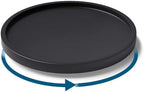 VERTORGAN Lazy Susan Bamboo Organizer for Kitchen,Cabinet,Small(Black) by VERTORGAN