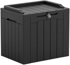 Greesum 31 Gallon Outdoor Storage Box, Black by BuynowfromGreesum