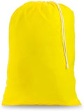 Nylon Laundry Bag - Locking Drawstring Closure and Machine Washable. These Bags will Fit a Laundry Basket or Hamper and Strong Enough to Carry up to Three Loads of Clothes. (Yellow) by Handy+Laundry