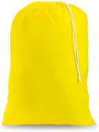 Nylon Laundry Bag - Locking Drawstring Closure and Machine Washable. These Bags will Fit a Laundry Basket or Hamper and Strong Enough to Carry up to Three Loads of Clothes. (Yellow) by Handy+Laundry
