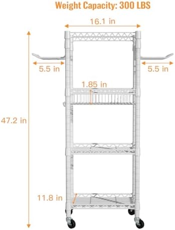 FUTASSI Home Gym Storage, 3 Tiers Workout Equipment Organizer with Wheels for Yoga Mats, Foam Roller, Dumbbells, Kettlebells, and Resistance Bands - Image 6