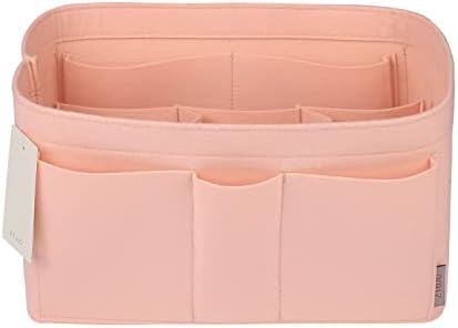 ZTUJO Purse Organizer Insert, Felt Bag Organizer For Handbag Purse Organizer,13 Colors, 6 Size (X-Large, Brush Pink) by ZTUJO