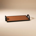 Decorative Tray Rectangular Metal Shelf Tray with Clean Finish and Sturdy Sides Simple Storage Tray for Catchall Use and Display Suitable for Hallway entryway Kitchen Bedroom, Black - Image 6