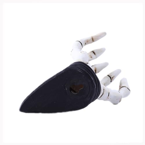 Halloween Skeleton Hand Ring Holder Wall Mounted Key Holder Organizer Multifunctional Wall Hooks for Hanging Keys Jewelry Bracelet Gothic Home Decor for Entryway Bedroom - Image 7