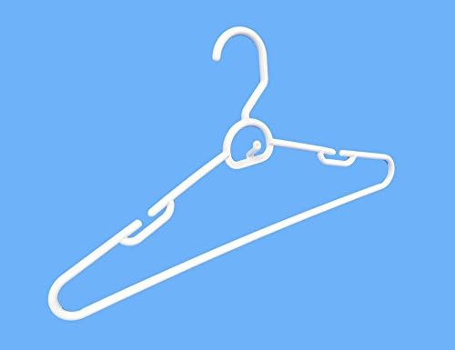Merrick Plastic Attachable Hangers, 6-Count White - Image 3