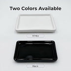 Square Minimalist Ceramic Ring Dish, White Jewelry Tray for Women, Modern Vanity Decor & Organizer, Ideal Engagement Wedding Birthday for Friend Sister - Image 6