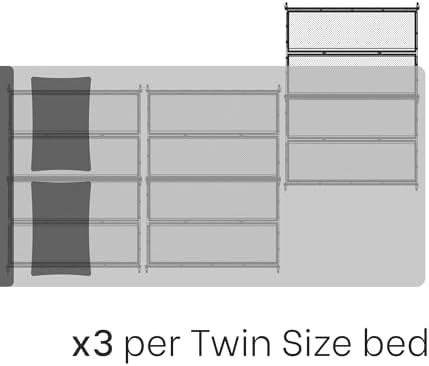 Under Bed Storage with Wheels – Heavy Duty Large Metal Storage Container (70lb Load), Low Profile Rolling Organizer with Removable Rubber Wheels, Easy Access for Clothes, Shoes & Blankets - Image 6