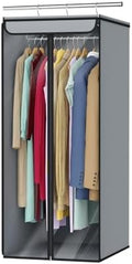 Univivi Garment Bags for Hanging Clothes, Cloth Bag 40 In, 1 PCS, Grey by Univivi