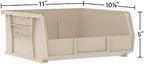 Akro-Mils 30235 AkroBins Plastic Storage Bins, 11"x11"x5", Green, 6-Pack - Image 2