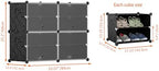 HOMIDEC Shoe Rack Organizer 16 Pair Modular Shoe Storage Cabinet for Closet | PP Plastic, Sturdy Steel Frame, Waterproof, Dustproof, Easy Clean, Shoe Shelves for Closet Garage Hallway Bedroom Entryway - Image 2