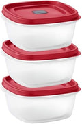 Tribello 5-Cup Food Storage Container with Vented Lid – BPA-Free Plastic, Microwave/Dishwasher/Freezer Safe – Reusable Stackable Meal Prep Container (40 oz) - 3 Pack by Tribello