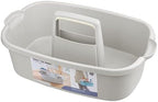 Large Cleaning Supplies Caddy Portable Shower Caddy Basket Light Grey - Image 4