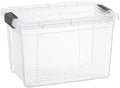 Superio 8.7 Quart Clear Plastic Storage Boxes with Lids, Stackable Organizer Containers, BPA-Free Storage Bins for Home, Office, School & Dorm, 1 Pack by Superio
