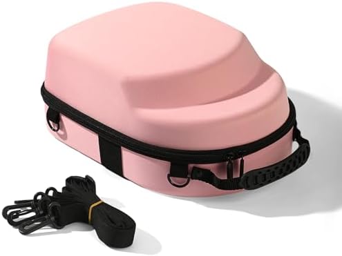 Pink Hat Travel Case with Handle and Adjustable Shoulder Strap Baseball Cap Storage Box Can Effectively Protect Your Hat and Suitable for Travel and Home Storage by Hzjyw