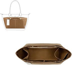 ZTUJO Purse Organizer Insert For Handbag & Tote Shaper,Tote Bag Organizer Insert For Speedy Neverful, 6 Sizes(X-Large,Silky Brown) by ZTUJO
