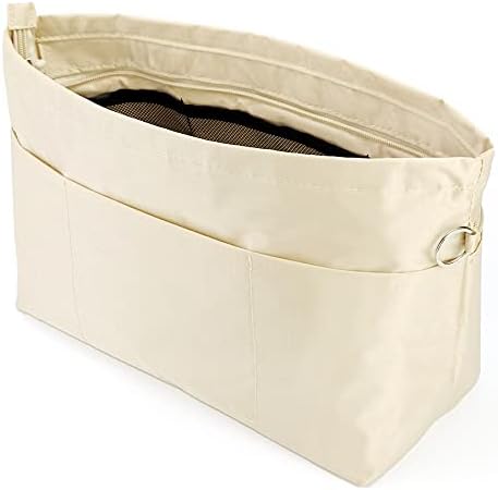 Handbag Tote Purse Organizer Insert, Medium, Beige by TimeWing