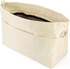 Handbag Tote Purse Organizer Insert, X Large, Beige by TimeWing