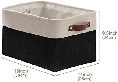 DECOMOMO Storage Bins, Large Fabric Storage Baskets for Shelves 4 Pack - Image 3