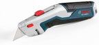 BOSCH H11-13000-1 Retractable Utility Knife | Optimal Cutting Performance, Cushioned Slide Button, Integrated Blade Storage - Includes 3 Blades by Unknown
