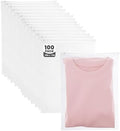 Clothes Packaging Bags for Shipping, 100pcs 10x13'' Clear Zipper Bags by zzwjhpak