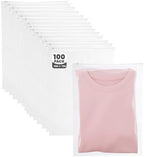Clothes Packaging Bags for Shipping, 100pcs 10x13'' Clear Zipper Bags by zzwjhpak