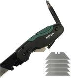 Nova Muti-tool Folding Utility Knife with 5 Extra Utility Blades, Quick-Change Blades & Blade Storage, Multifunctional Heavy Duty Box Cutter for DIY & Professionals by NOVA