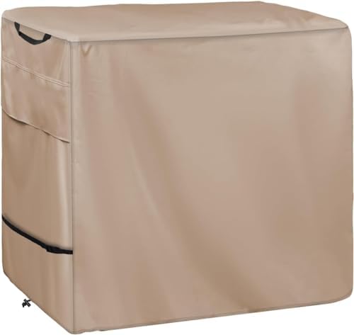 Outdoor Prep Table Cover for PC3404S Rolling Dining Table, Khaki by Wnanan