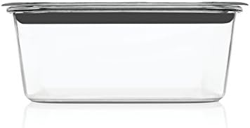 Rubbermaid Brilliance Large Food Storage Container, 9.6 Cup, BPA-Free, Leak-Proof, Clear - Image 2