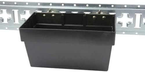 (2 Pack) Heavy Duty E-Track Storage Bin for E-Track Systems - Large E-Track Basket Organizer for Trucks, Enclosed Trailer, Garage, Vehicles - E-Track Accessories for Enclosed Trailer - Image 2