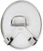 Joseph Joseph Space Set of 2 Pot and Pan Lid Holders Self Adhesive Wall Mount Storage Organizer, Suitable for Lids up to 11 in, 3M VHB Tape and Screws Included, Stainless Steel - Image 2