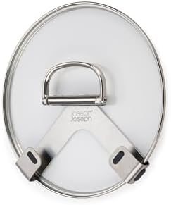 Joseph Joseph Space Set of 2 Pot and Pan Lid Holders Self Adhesive Wall Mount Storage Organizer, Suitable for Lids up to 11 in, 3M VHB Tape and Screws Included, Stainless Steel - Image 2
