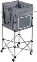 Laundry Basket with Wheels, 35.9" No-Bend Rolling Hamper, Grey by TaiAIphayi