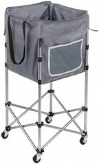 Laundry Basket with Wheels, 35.9" No-Bend Rolling Hamper, Grey by TaiAIphayi