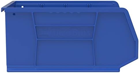 Akro-Mils 30250 AkroBins Plastic Storage Bins, 15"x16"x7", Blue, 6-Pack - Image 2