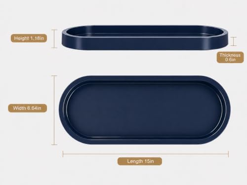 Bathroom Tray,Vanity Tray,Perfume Tray for Makeup,Perfume,Trinket - Image 6